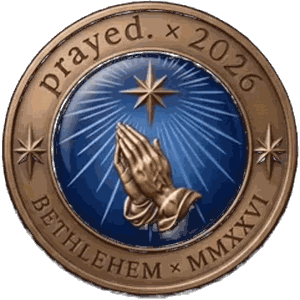 pray bronze waymark