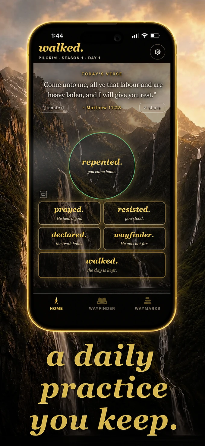 a daily practice you keep. onboarding with 7 days free